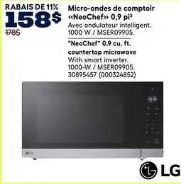 RONA NeoChef 0.9 cu. ft. countertop microwave offer