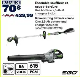 RONA Blower/string trimmer combo offer