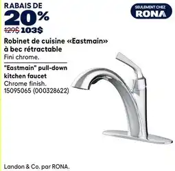RONA Landon & Co. Eastmain pull-down kitchen faucet offer