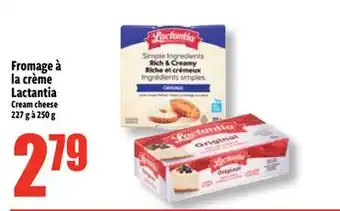 Bonanza Fromage à la crème Lactantia offer