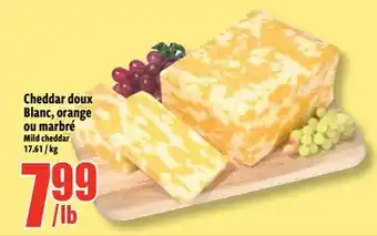 Bonanza Cheddar doux Blanc, orange ou marbré offer