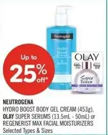 Shoppers Drug Mart Neutrogena, olay offer