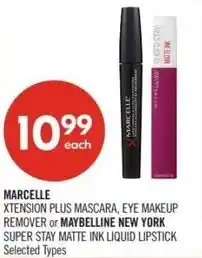 Shoppers Drug Mart Marcelle or maybelline new york offer