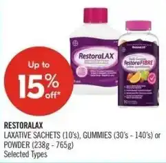Shoppers Drug Mart Restoralax offer