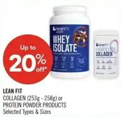 Shoppers Drug Mart Lean fit offer