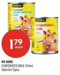 Shoppers Drug Mart No name evaporated milk offer