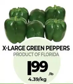 Vince's Market X-large green peppers offer
