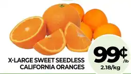 Vince's Market X-large sweet seedless california oranges offer
