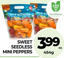 Vince's Market Sweet seedless mini peppers offer