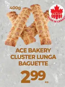 Vince's Market Ace bakery cluster lunga baguette offer