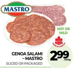 Vince's Market Genoa salami - mastro offer