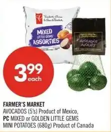 Shoppers Drug Mart Farmer's market avocados offer