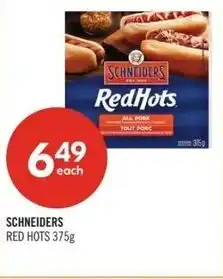Shoppers Drug Mart Schneiders red hots offer