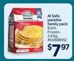 Walmart Al Safa paratha family pack offer
