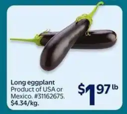 Walmart LONG EGGPLANT offer