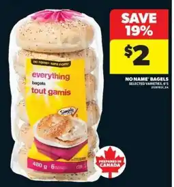 Real Canadian Superstore No Name Bagels offer