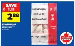 Real Canadian Superstore KJ DUMPLINGS offer