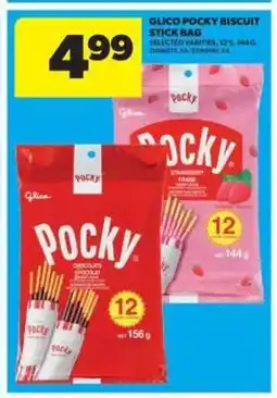 Real Canadian Superstore Glico Pocky Biscuit Stick Bag offer