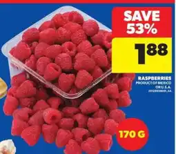 Real Canadian Superstore Raspberries offer