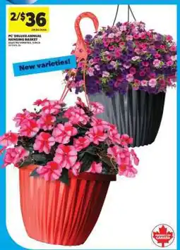 Real Canadian Superstore PC Deluxe Annual Hanging Basket offer