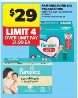 Real Canadian Superstore Pampers Super Big Pack Diapers offer
