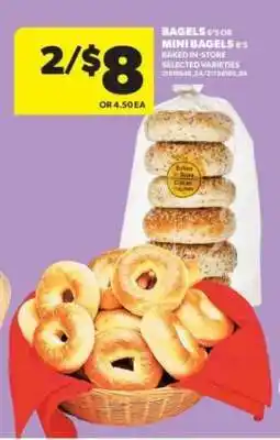 Real Canadian Superstore Bagels or Mini Bagels offer