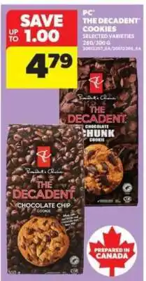 Real Canadian Superstore PC' The Decadent Cookies offer