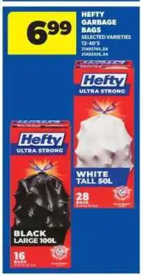 Real Canadian Superstore Hefty Garbage Bags offer