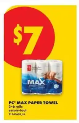 No Frills PC MAX PAPER TOWEL offer