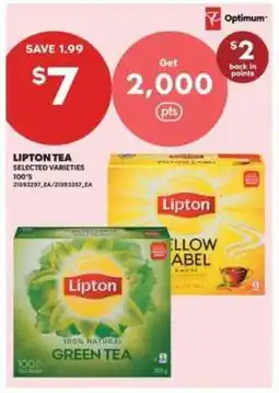 Real Canadian Superstore LIPTON Tea offer