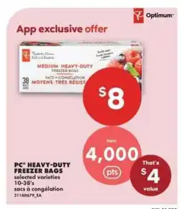 No Frills PC HEAVY-DUTY FREEZER BAGS offer