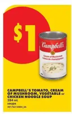 No Frills CAMPBELL’S SOUP offer