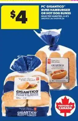 Real Canadian Superstore PC Gigantico Buns offer