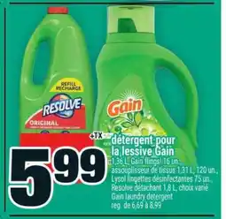 Super C Détergent pour la lessive Gain offer