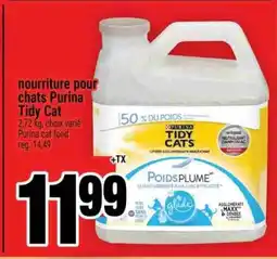Super C nourriture pour chats Purina Tidy Cat offer