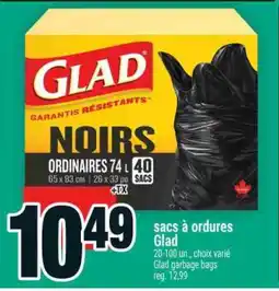 Super C sacs à ordures Glad offer