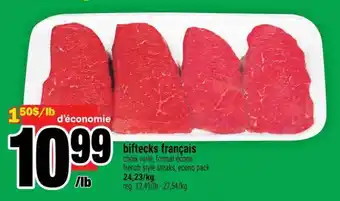 Super C Biftecks Français offer