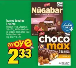 Super C barres tendres Leclerc offer