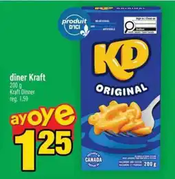 Super C DÎNER KRAFT offer