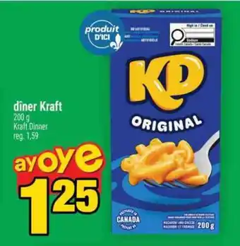 Super C DÎNER KRAFT offer