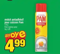 Super C PAM ORIGINAL COOKING SPRAY offer