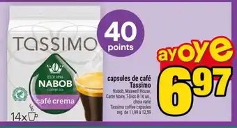 Super C CAPSULES DE CAFÉ TASSIMO offer