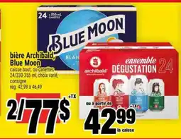 Super C bière Archibald, Blue Moon offer