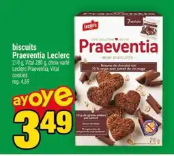 Super C BISCUITS PRAEVENTIA LECLERC offer