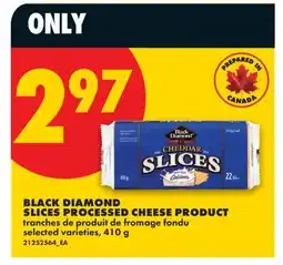 No Frills BLACK DIAMOND SLICES PROCESSED CHEESE PRODUCT offer