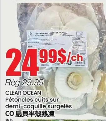 Btrust Supermarket CLEAR OCEAN Pétoncles cuits sur demi-coquille surgelés offer