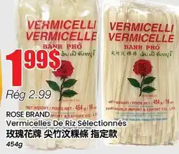 Btrust Supermarket ROSE BRAND Vermicelles De Riz Sélectionnés offer