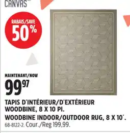 Canadian Tire WOODBINE INDOOR/OUTDOOR RUG, 8X10 offer