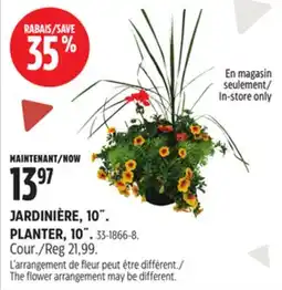 Canadian Tire PLANTER, 10˝ offer