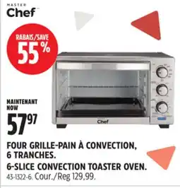 Canadian Tire MASTER CHEF 6-SLICE CONVECTION TOASTER OVEN offer